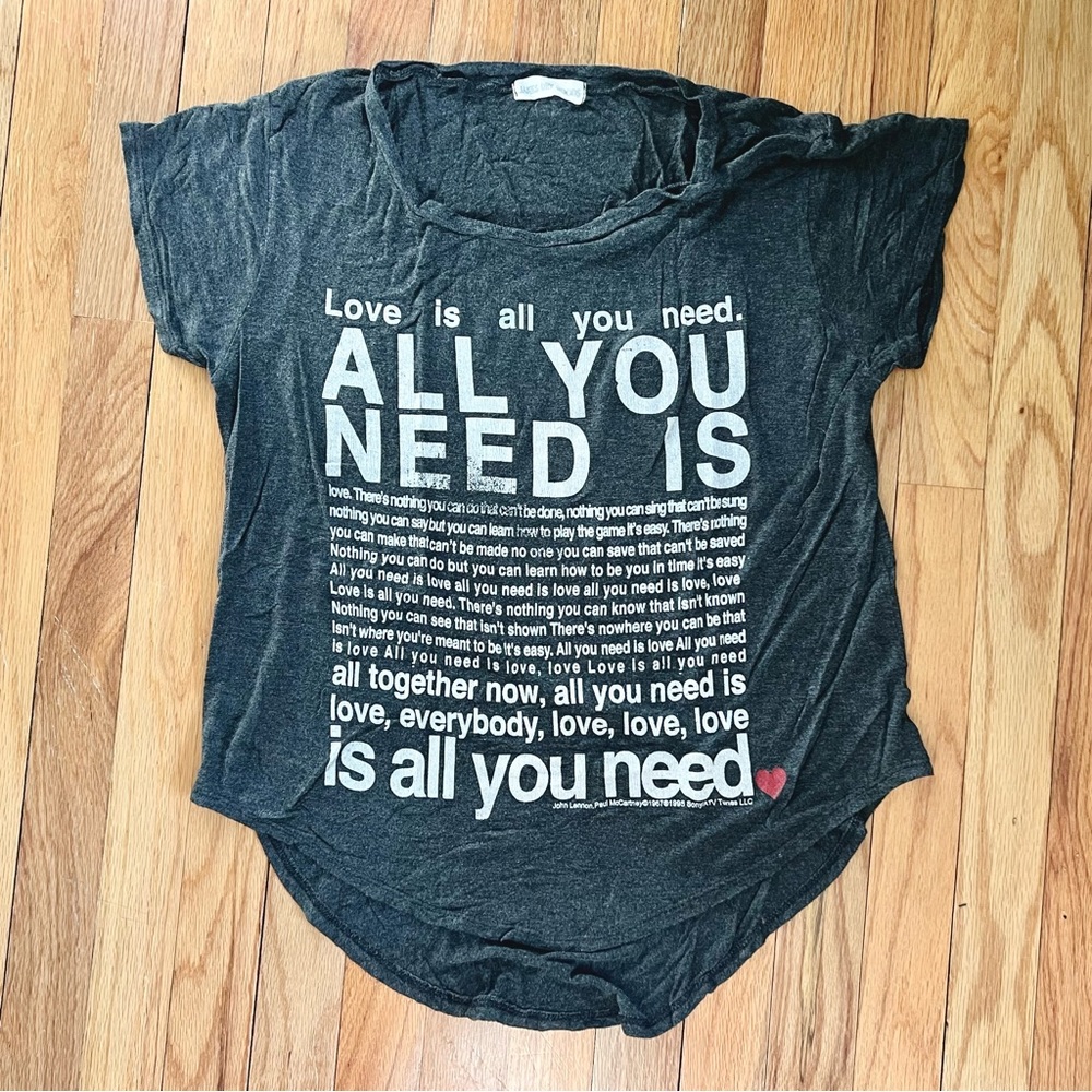 Jake’s Dry Goods All You Need Is Love T-shirt Small